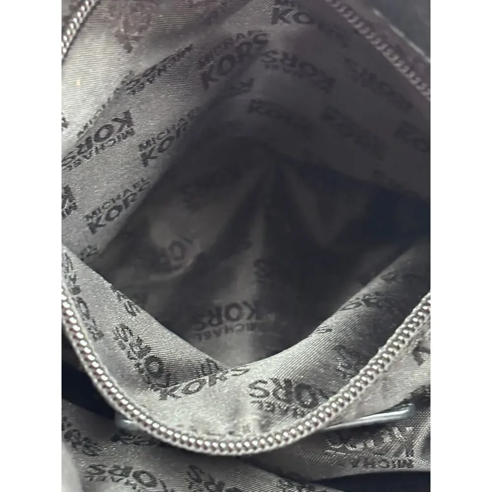 Michael Kors Black Pebbled Leather Crossbody Purse AS IS #80277